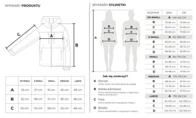 Wodoszczelny płaszcz przeciwdeszczowy z membraną NOWEAR