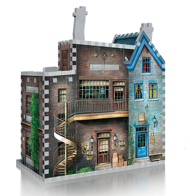 Wrebbit, Harry Potter, Ollivander's Wand Shop & Scribbulus, puzzle 3D, 295 elementów