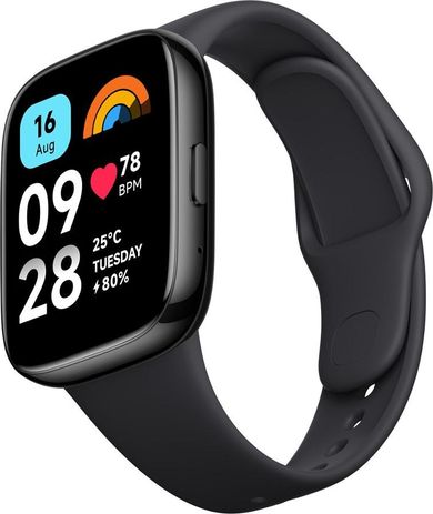 Xiaomi, Redmi Watch 3 Active, smartwatch, black