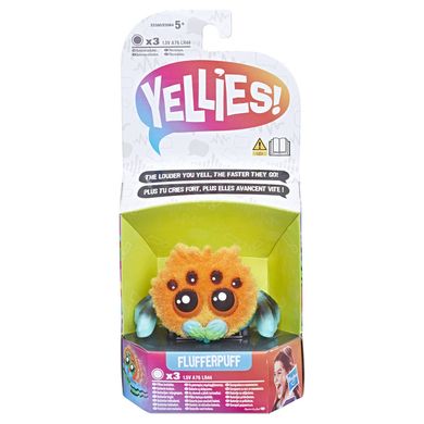 Yellies, interaktywny pająk Flufferpuff, maskotka