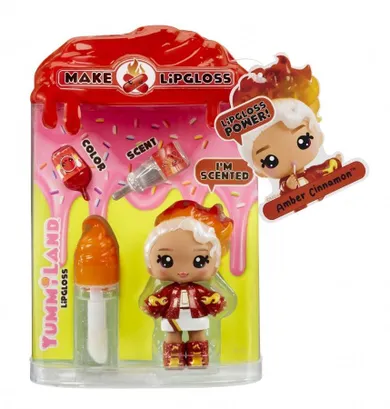 Yummiland, Make LipGloss, laleczka z błyszczykiem, 1 szt.
