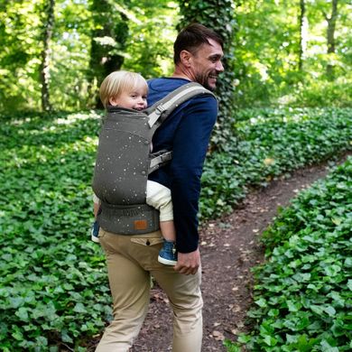 Kinderkraft, Huggy, nosidełko ergonomiczne, szare