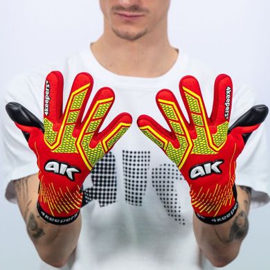 4keepers, rękawice piłkarskie, Neo Elegant Neo Lava NC, rozmiar 8