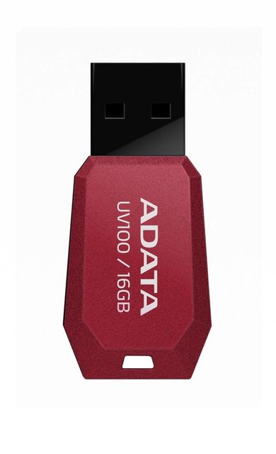 Adata, pendrive DashDrive UV100 16GB USB 2.0, czerwony - mini