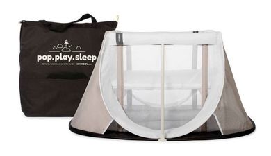 AeroMoov, łóżeczko podróżne Instant Travel Cot, White Sand