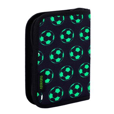 Astrabag, piórnik rozkładany, pojedynczy, z wyposażeniem, Neo Football