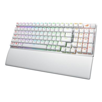 Asus, ROG Strix Scope II 96 Wireless, klawiatura, biała, NX/PBT