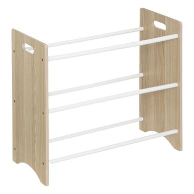 Atmosphera for kids, regał z pojemnikami na zabawki, 9 kolorowych skrzynek, 60-29.5-66 cm