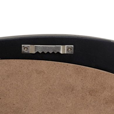 Atmosphera, Wayne, lustro ścienne organiczne w czarnej ramie, 56,5-63 cm