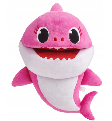 Baby Shark, maskotka, zabawka interaktywna, śpiewająca, 1 szt.