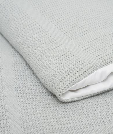 Bamboom, 2-częściowy komplet pościeli, bambus organiczny, biała&miętowa, 100-135 cm