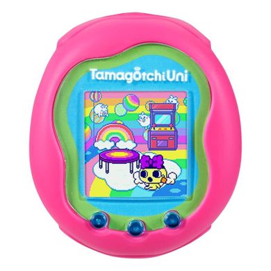 Bandai, Tamagotchi Uni, z paskiem na nadgarstek, zabawka interaktywna, Pink