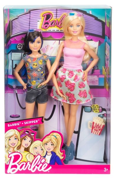 Barbie & Skipper, siostry, zestaw 2 lalek