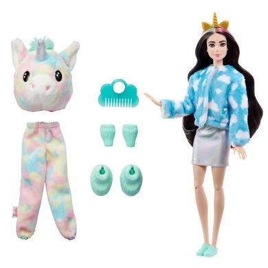 Barbie, Cutie Reveal, lalka jednorożec z akcesoriami, seria 2