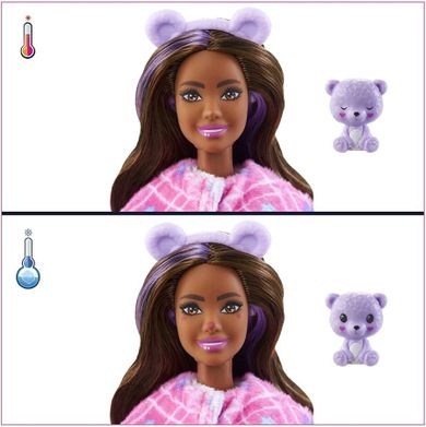 Barbie, Cutie Reveal, lalka miś z akcesoriami, seria 2
