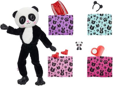 Barbie, Cutie Reveal, lalka panda z akcesoriami