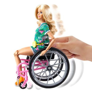 Barbie, Fashionistas, Lalka na wózku, blondynka
