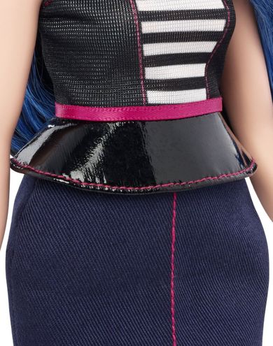 Barbie Fashionistas, Modne przyjaciółki, Słodkie paski, lalka Curvy