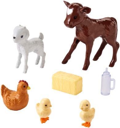 Barbie, Kariera, lalka farmerka i traktor, zestaw z akcesoriami