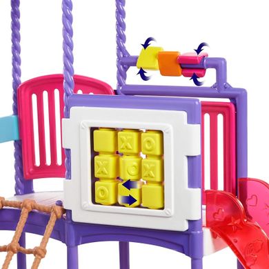 Barbie, Klub opiekunek, Plac zabaw, zestaw z lalką Skipper, figurką i akcesoriami
