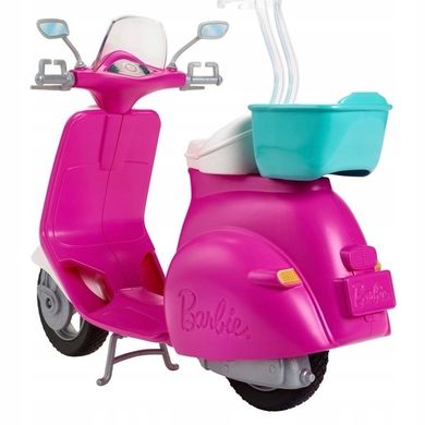 Barbie, lalka i skuter, zestaw