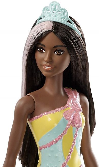 Barbie, lalka księżniczka, brunetka