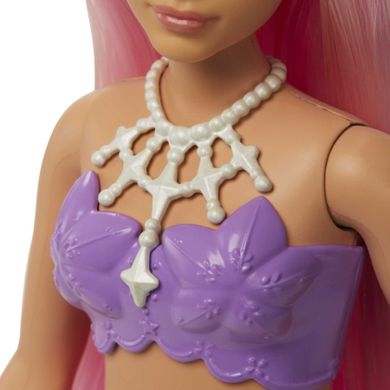 Barbie, lalka syrenka, pomarańczowo-różowy ogon