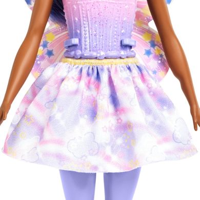 Barbie, lalka wróżka ze skrzydełkami, lawendowe włosy