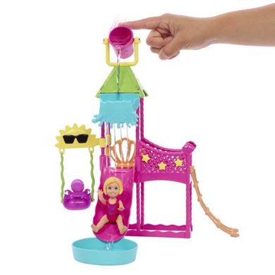 Barbie, Pierwsza praca - Park wodny, zestaw z lalką Skipper i akcesoriami