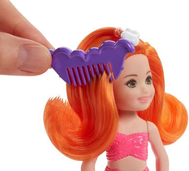 Barbie, syrenka Chelsea z rudymi włosami, lalka