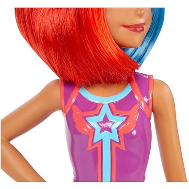 Barbie w świecie gier, lalka z kolorowymi włosami