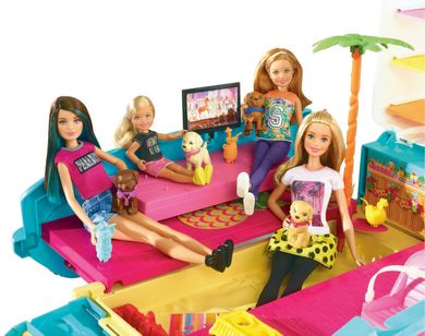 Barbie, Wakacyjny pojazd piesków, zestaw