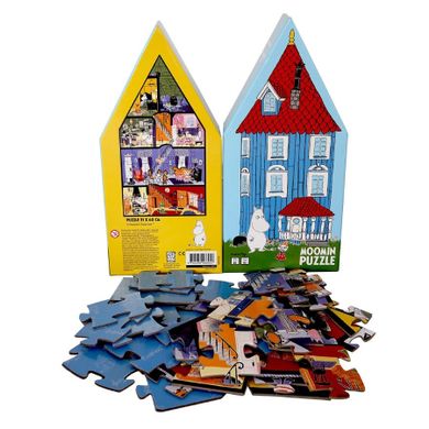 Barbo Toys, Muminki, Dom Muminków, puzzle w ozdobnym pudełku, 40 elementów