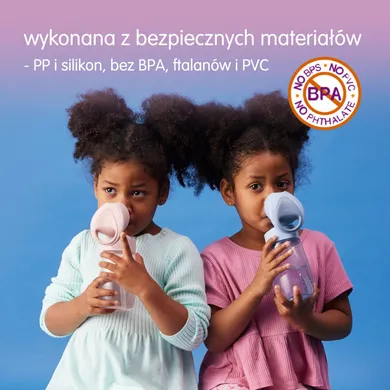 B.Box, Junior, butelka ze słomką, Chill Out, 380 ml