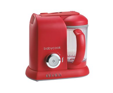 Beaba, Babycook Solo, Red, wielofunkcyjne urządzenie do przygotowywania posiłków