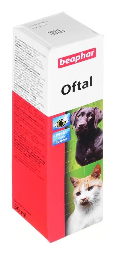 Beaphar, krople do pielęgnacji oczu dla psów i kotów 50 ml