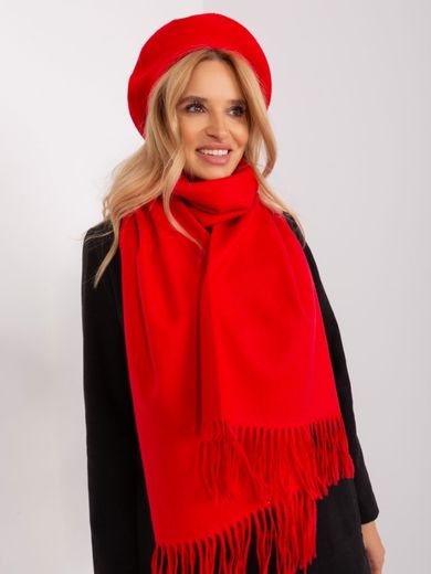 Beret damski, czerwony, Italy Moda