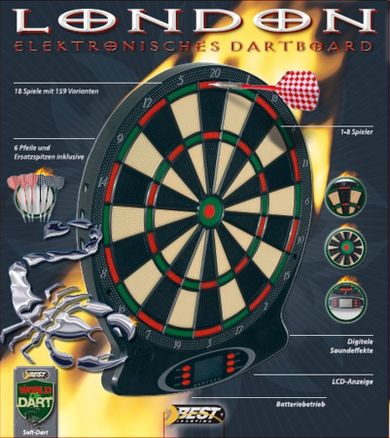 Best Sporting, tarcza elektroniczna do darta, 43 cm