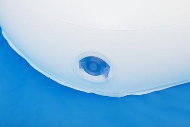 Bestway, basen dmuchany z daszkiem, okrągły, niebieski, 201-241-140 cm