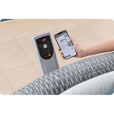 Bestway, Lay-Z Bali Grey, dmuchane SPA, 6 osobowe