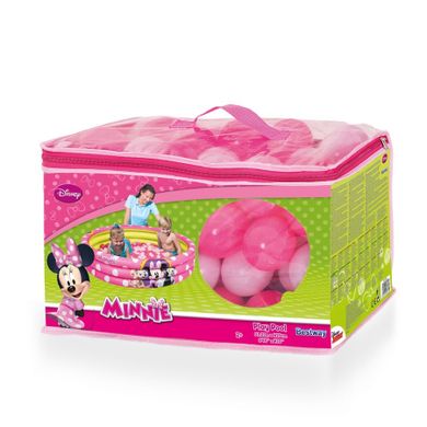 Bestway, Myszka Minnie, basen dmuchany z piłeczkami, 122-25 cm