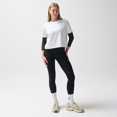 Biały t-shirt cropp z bawełny czesanej NOWEAR