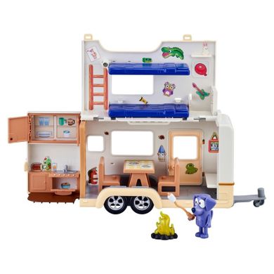 Bluey, Przyczepa kempingowa, zestaw z figurkami