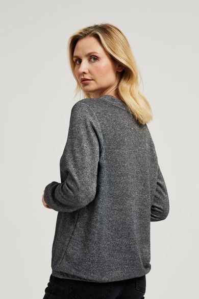 Bluza damska, szara, Moodo