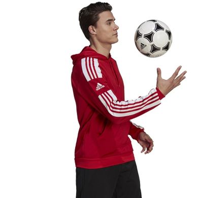 Bluza męska z kapturem, czerwona, Adidas Squadra 21 Hoody