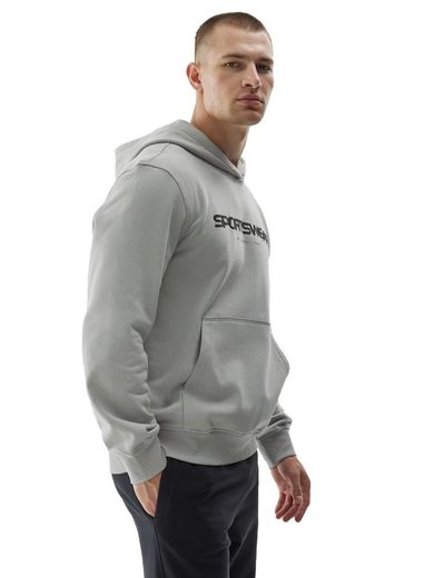 Bluza męska z kapturem, szara, 4F
