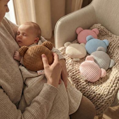 Bocioland, Miś, termofor z pestek wiśni z lawendą, wafel, brązowy