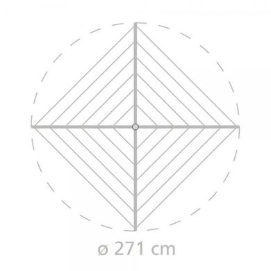 Brabantia, suszarka ogrodowa, Compact 4 ramiona