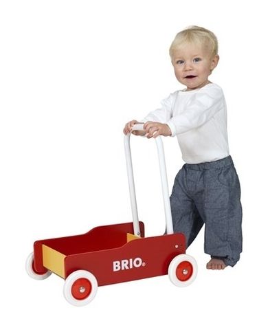 Brio, pchacz drewniany do nauki chodzenia