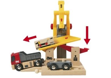 Brio World, Stacja przeładunkowa, zabawka drewniana